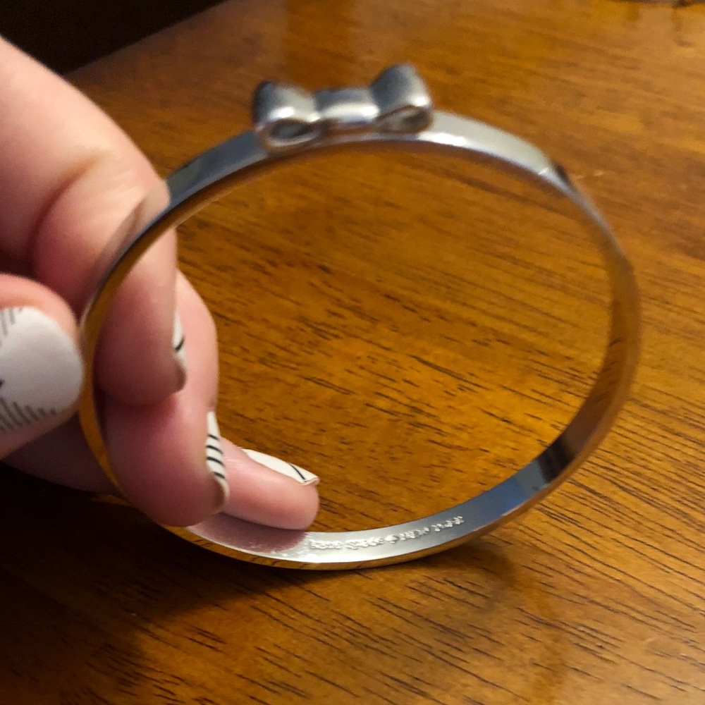 Kate Spade New York take a bow silver bracelet